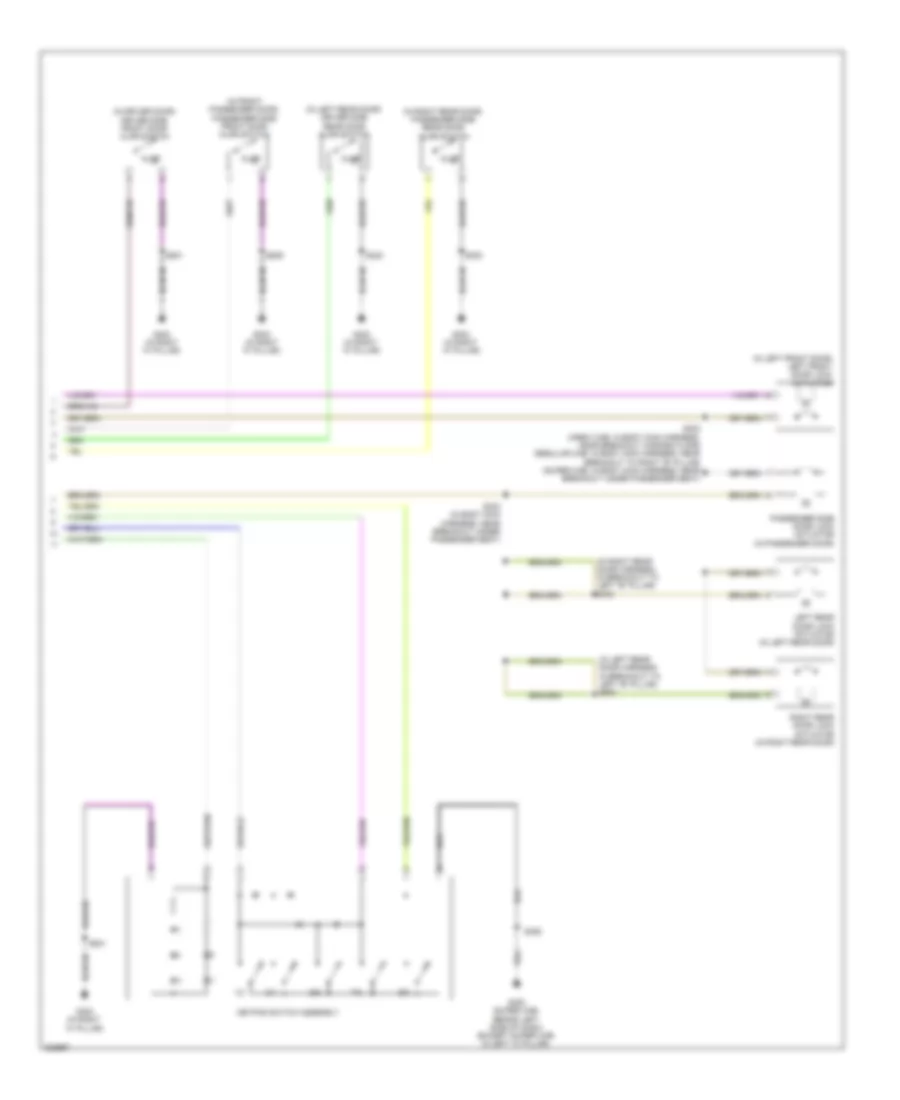 Power Door Locks Wiring Diagram 2 of 2 for Ford F550 Super Duty 2009