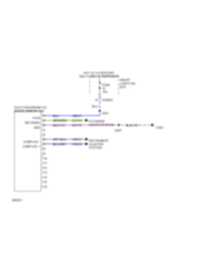 Electrochromic Mirror Wiring Diagram without Microphone without Video for Ford F550 Super Duty 2009