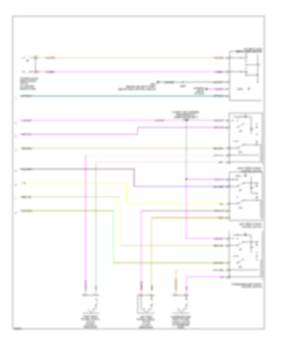 Power Windows Wiring Diagram Crew Cab 2 of 2 for Ford F550 Super Duty 2009