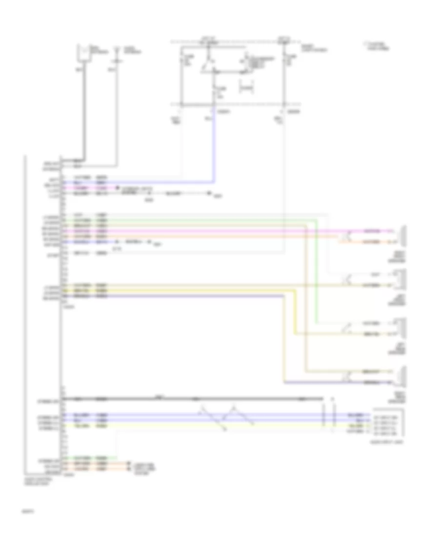 Base Radio Wiring Diagram for Ford F550 Super Duty 2009