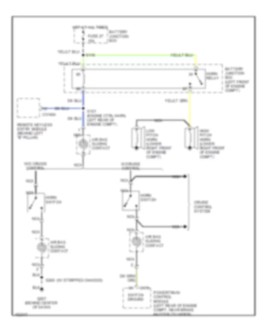 Horn Wiring Diagram for Ford E450 Super Duty 2002