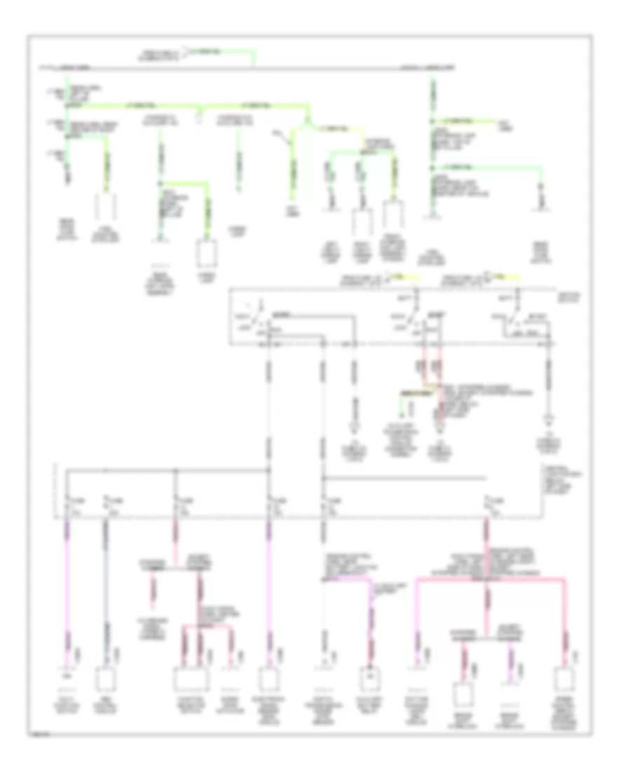 Power Distribution Wiring Diagram (3 of 5) for Ford E450 Super Duty 2002