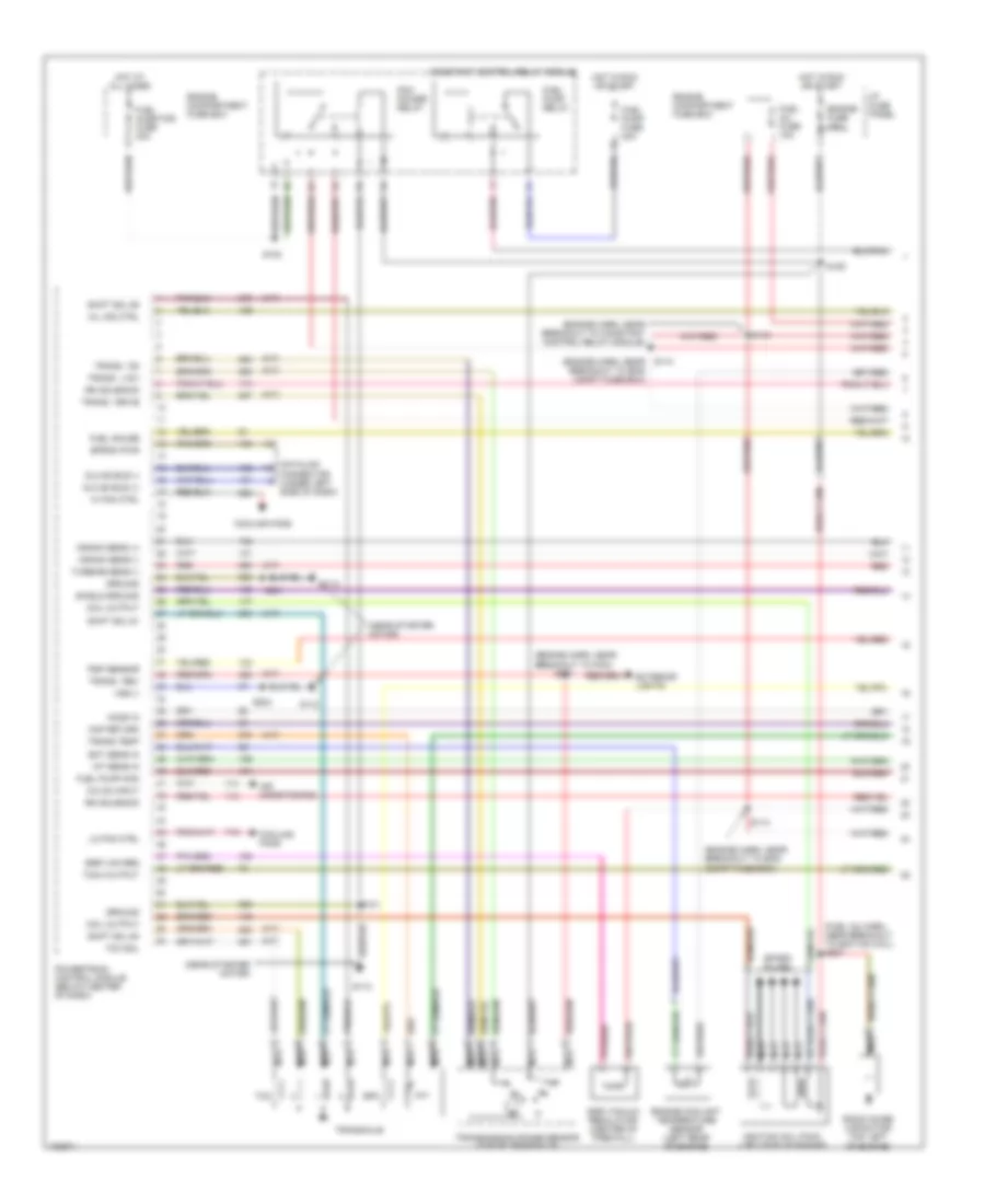 2 0L Engine Performance Wiring Diagrams 1 of 3 for Ford Escort LX 1998