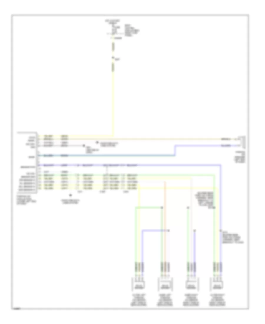 Parking Assistant Wiring Diagram for Ford F-550 Super Duty Lariat 2014