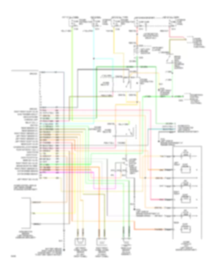 Anti-lock Brake Wiring Diagrams for Ford Explorer 1994