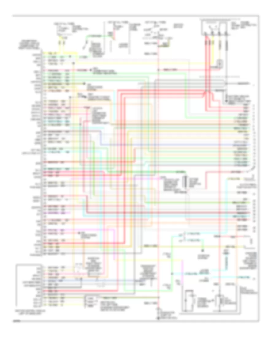 4 0L Engine Performance Wiring Diagrams 1 of 2 for Ford Explorer 1994