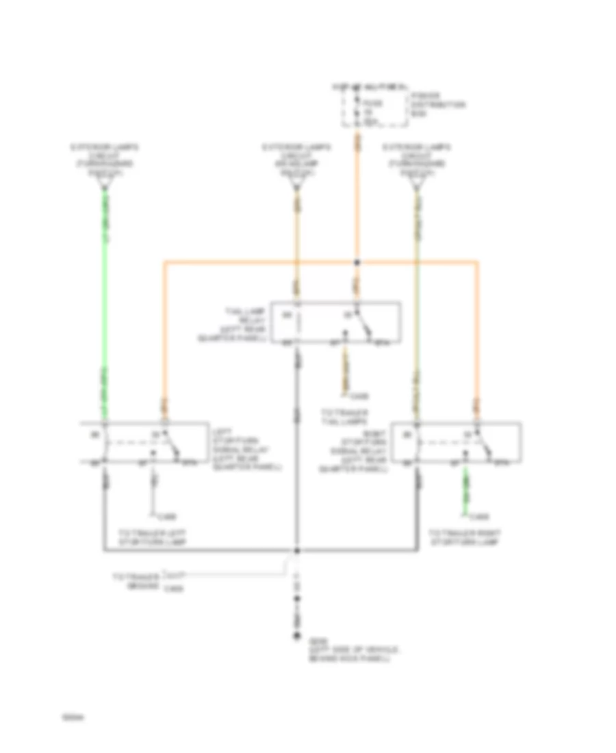 TrailerCamper Adapter Wiring Diagram for Ford Explorer 1994