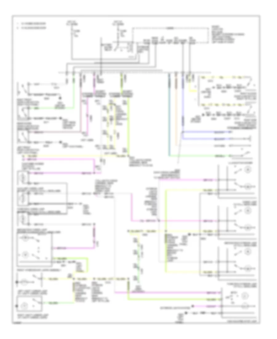 Courtesy Lamps Wiring Diagram for Ford Econoline E350 Super Duty 2011