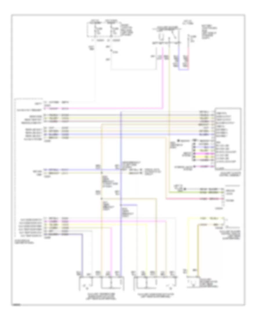 Auxiliary Blower Wiring Diagram for Ford Flex Limited 2009