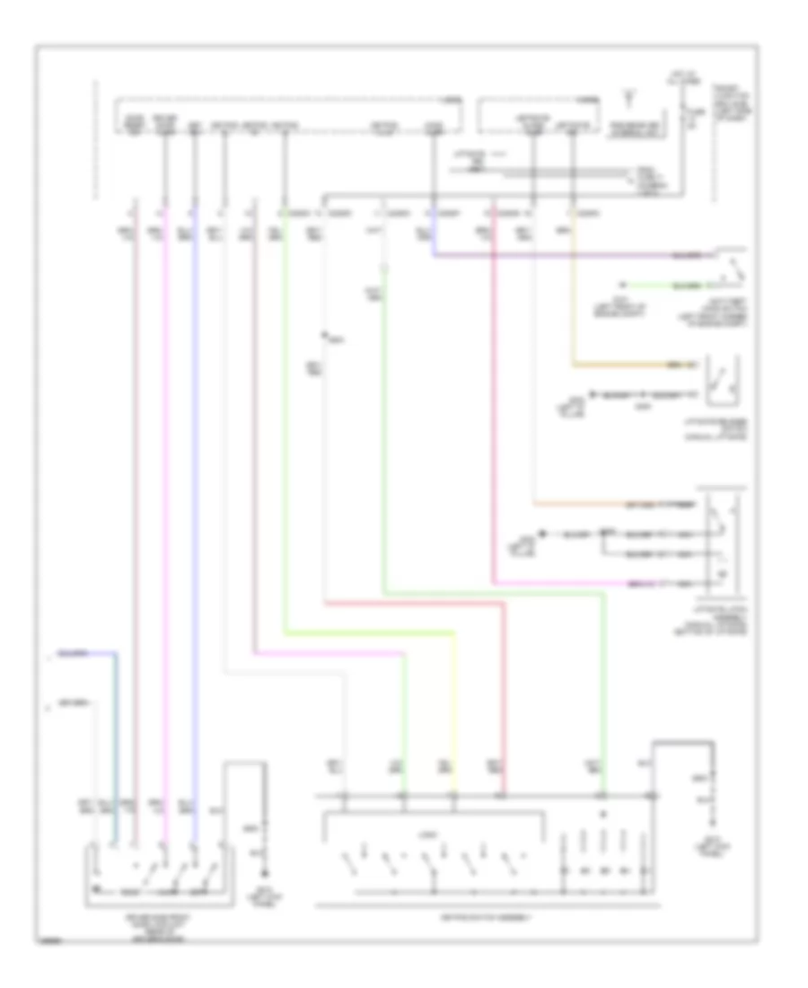 Forced Entry Wiring Diagram 2 of 2 for Ford Flex Limited 2009