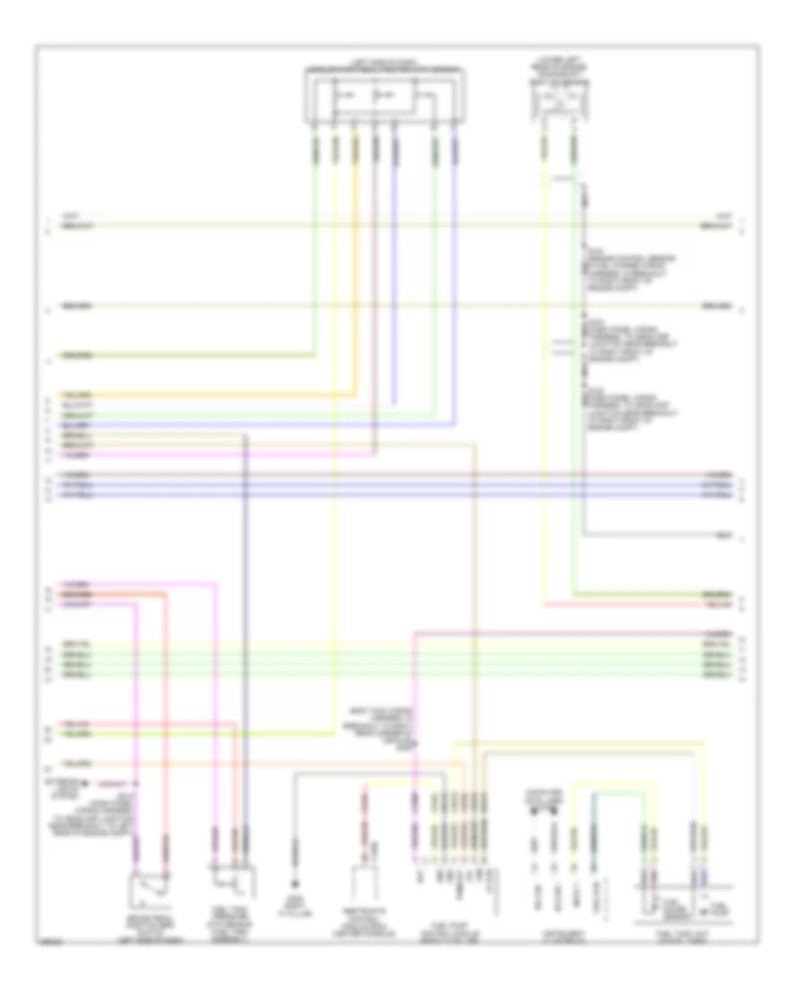 3.5L, Engine Performance Wiring Diagram (2 of 6) for Ford Flex Limited 2009