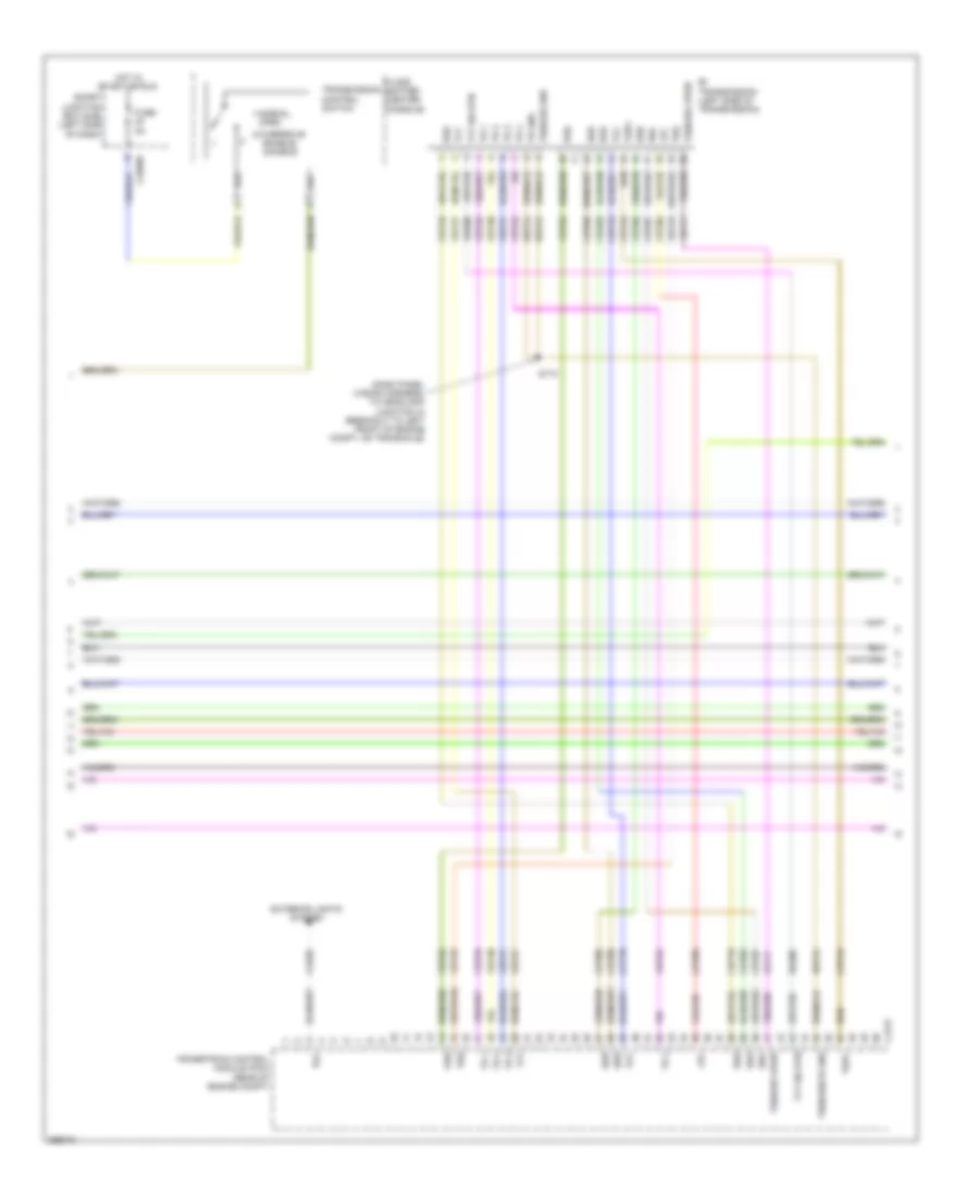 3.5L, Engine Performance Wiring Diagram (4 of 6) for Ford Flex Limited 2009
