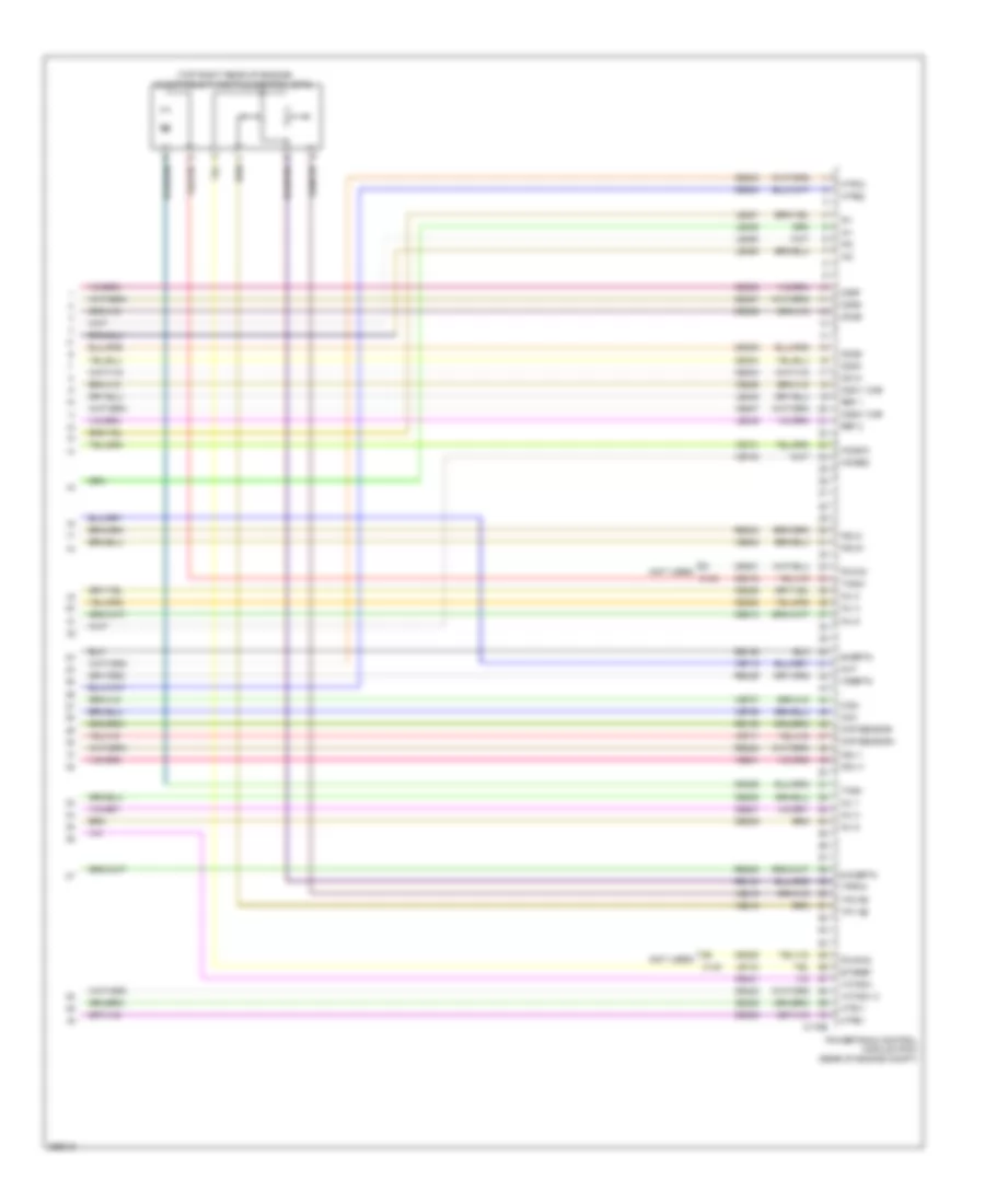 3.5L, Engine Performance Wiring Diagram (6 of 6) for Ford Flex Limited 2009