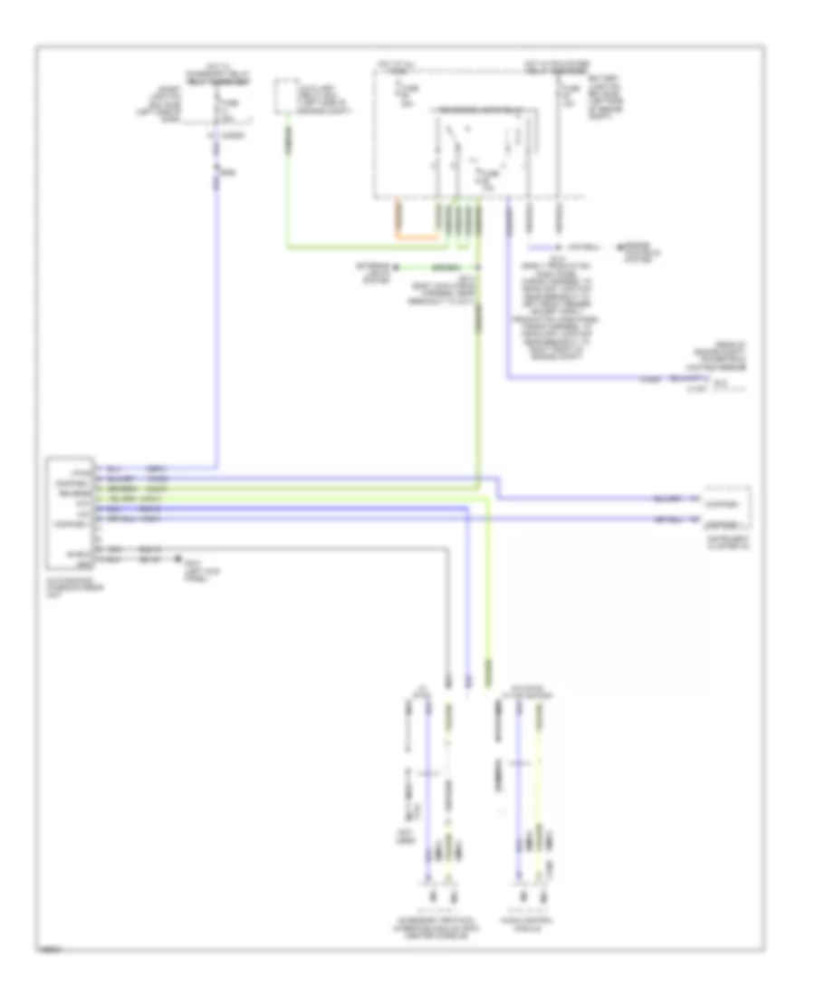 Electrochromic Mirror Wiring Diagram with Microphone for Ford Flex Limited 2009