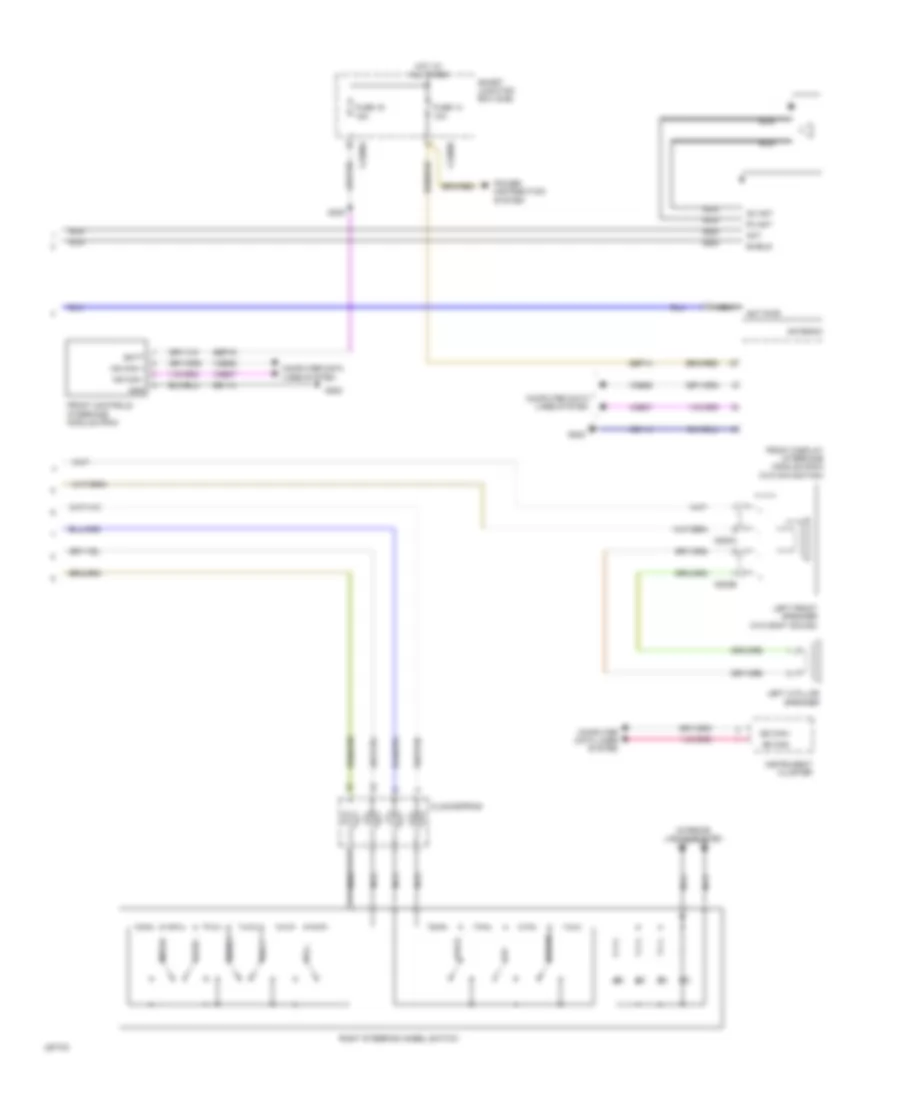 Base Radio Wiring Diagram (2 of 2) for Ford Flex Limited 2009