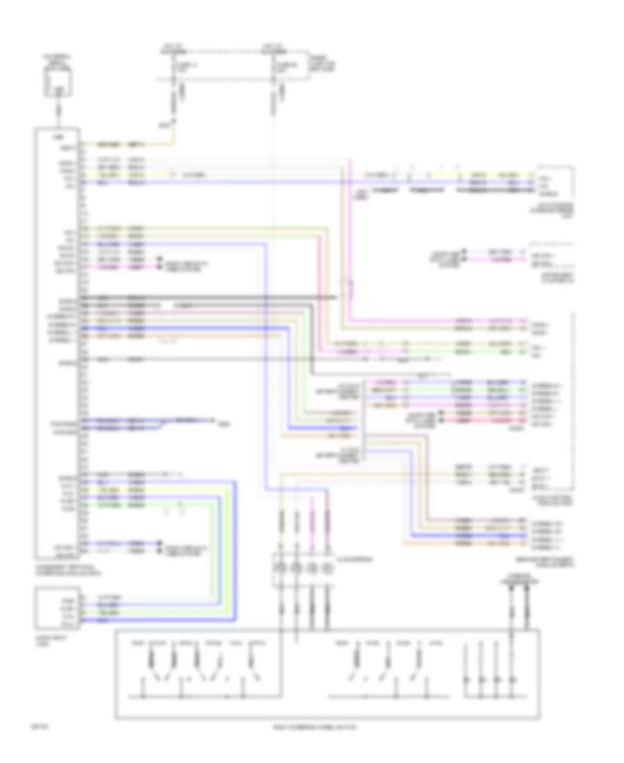 SYNC Radio Wiring Diagram for Ford Flex Limited 2009