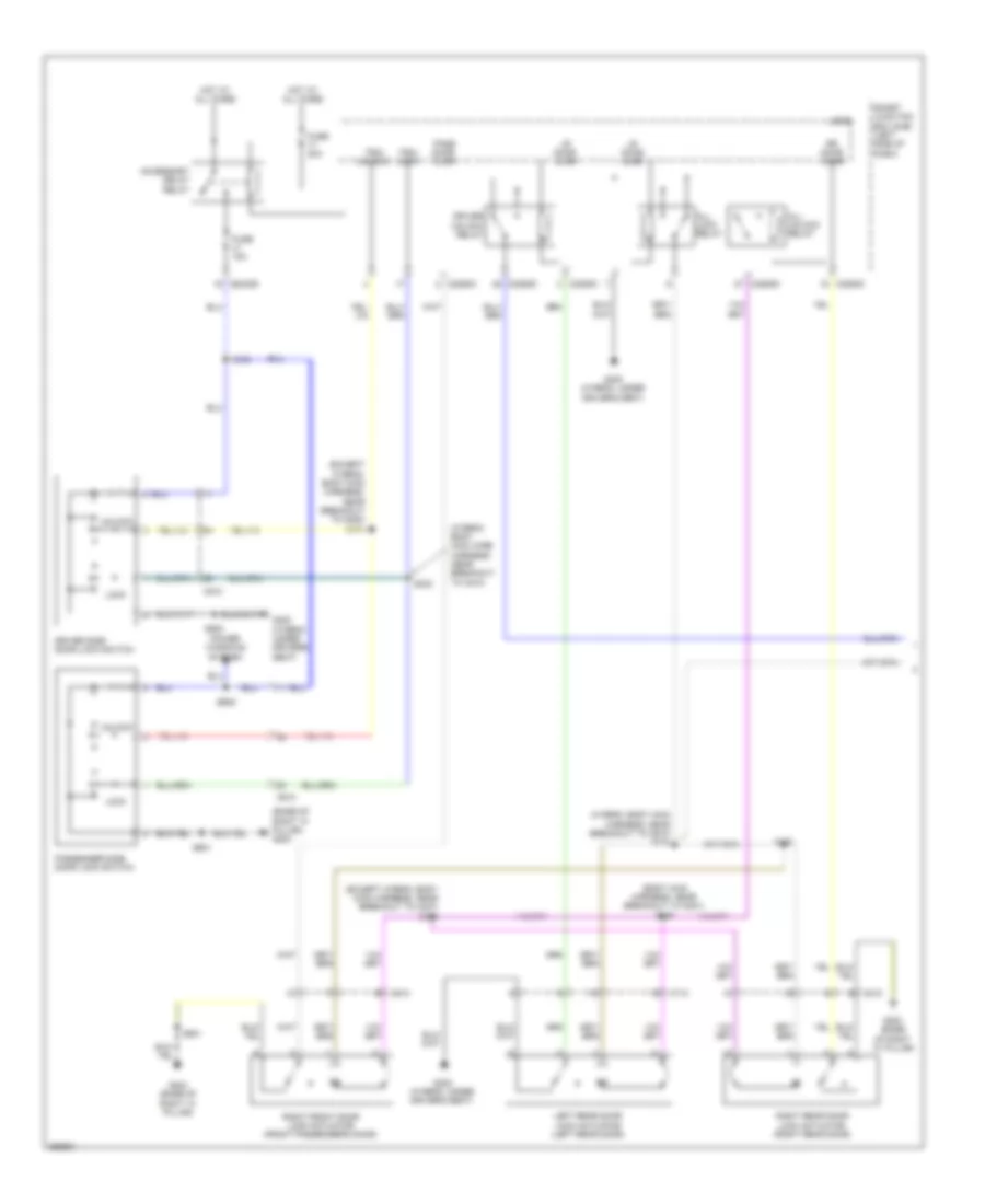 Forced Entry Wiring Diagram 1 of 2 for Ford Fusion S 2012