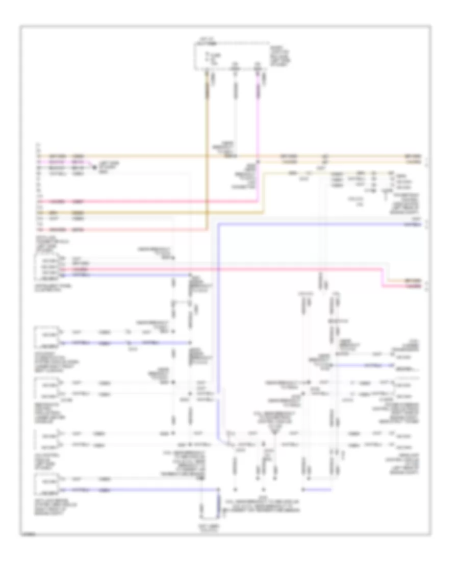 Computer Data Lines Wiring Diagram Except Hybrid 1 of 2 for Ford Fusion S 2012