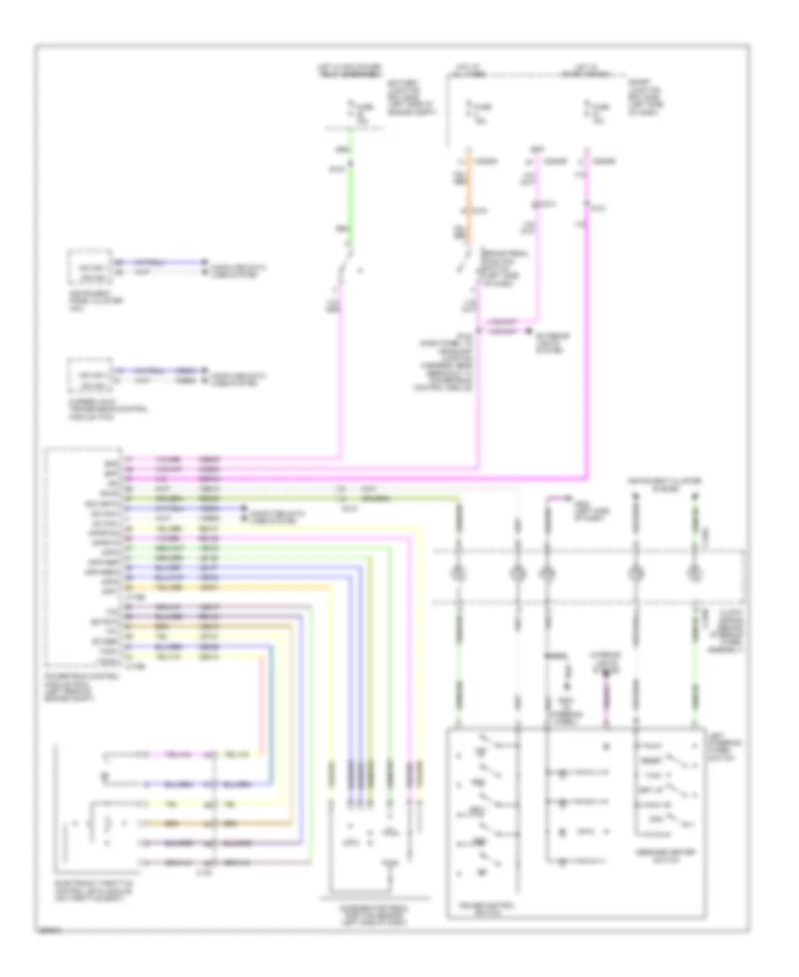 3.5L, Cruise Control Wiring Diagram for Ford Fusion S 2012
