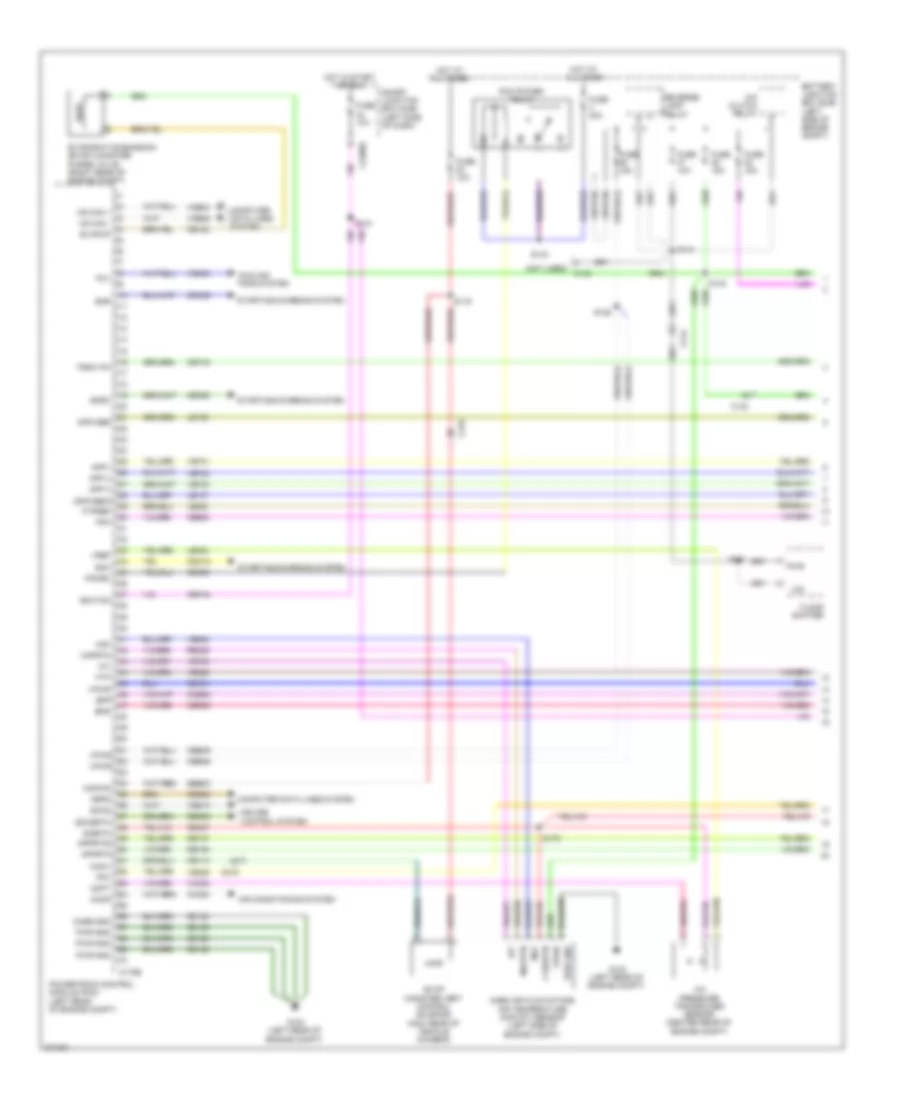 3.5L, Engine Performance Wiring Diagram (1 of 4) for Ford Fusion S 2012