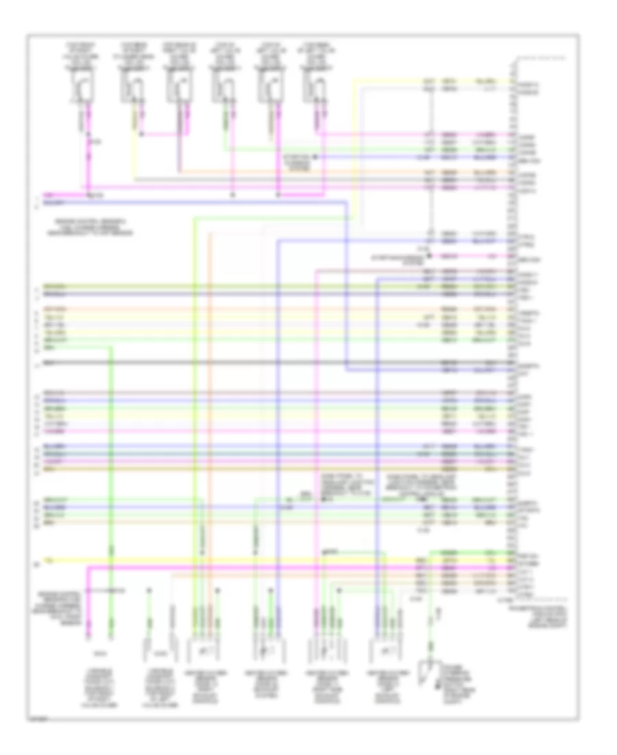 3.5L, Engine Performance Wiring Diagram (4 of 4) for Ford Fusion S 2012