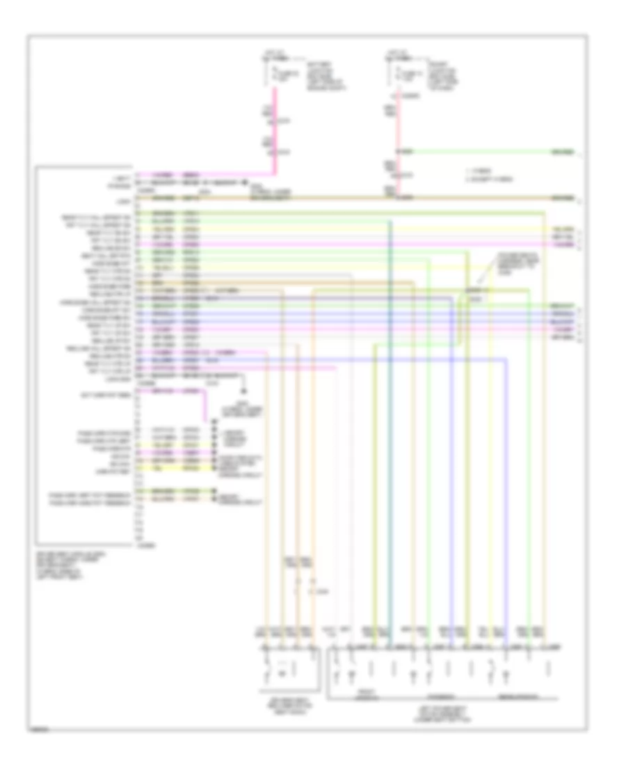 Memory Seat Wiring Diagram (1 of 2) for Ford Fusion S 2012