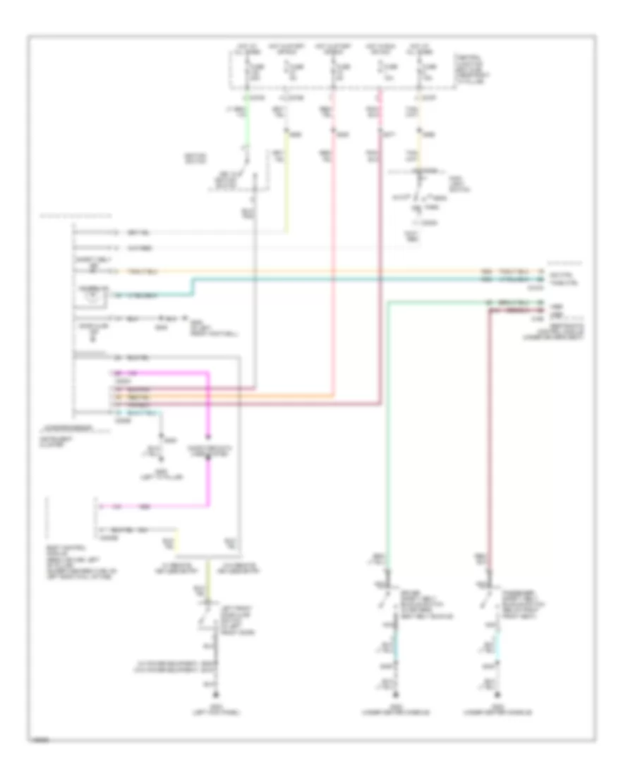 Warning Systems Wiring Diagram for Ford Pickup F250 Super Duty 2004