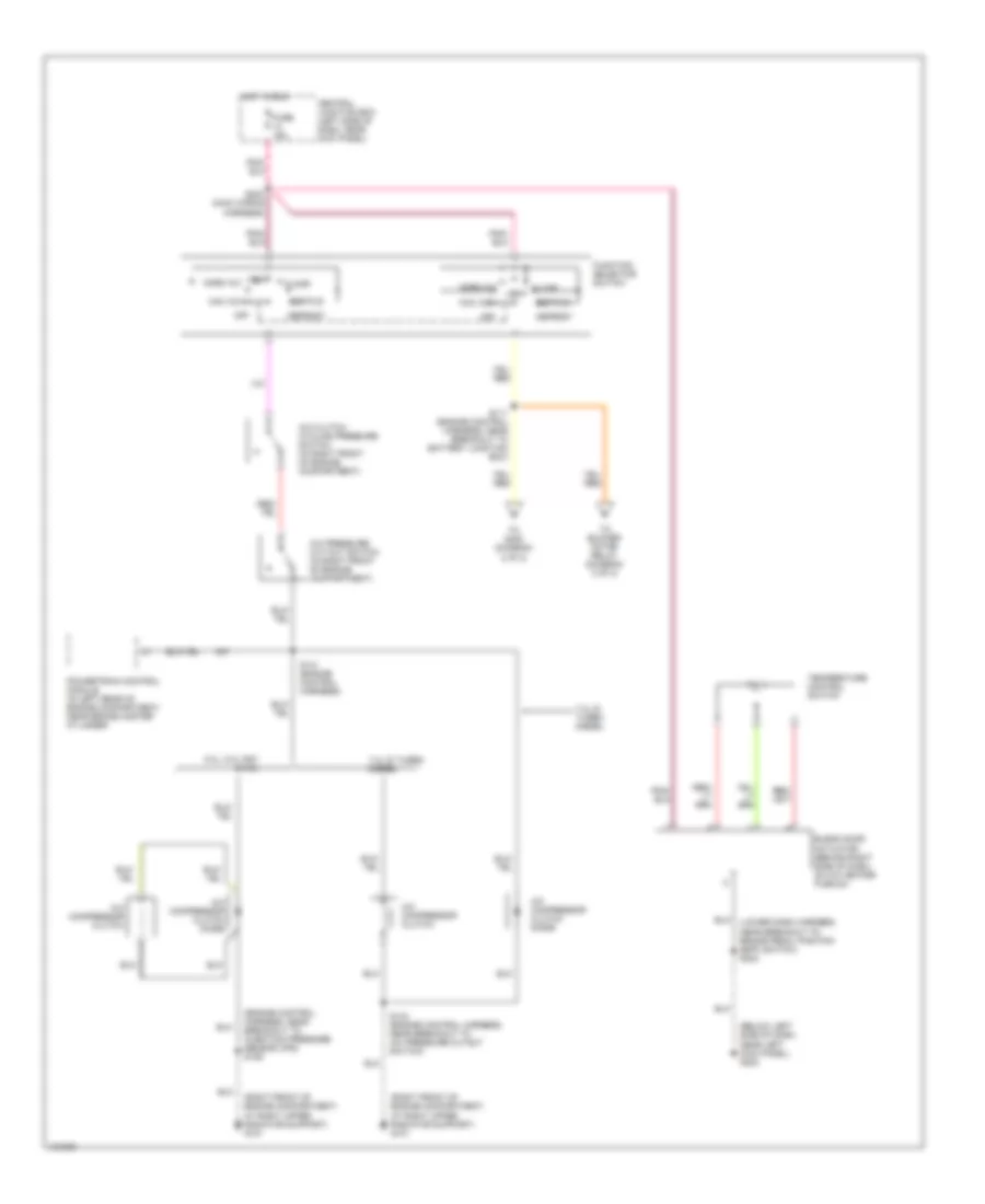 5.4L CNG, Manual AC Wiring Diagram (1 of 2) for Ford Cutaway E350 Super Duty 2000