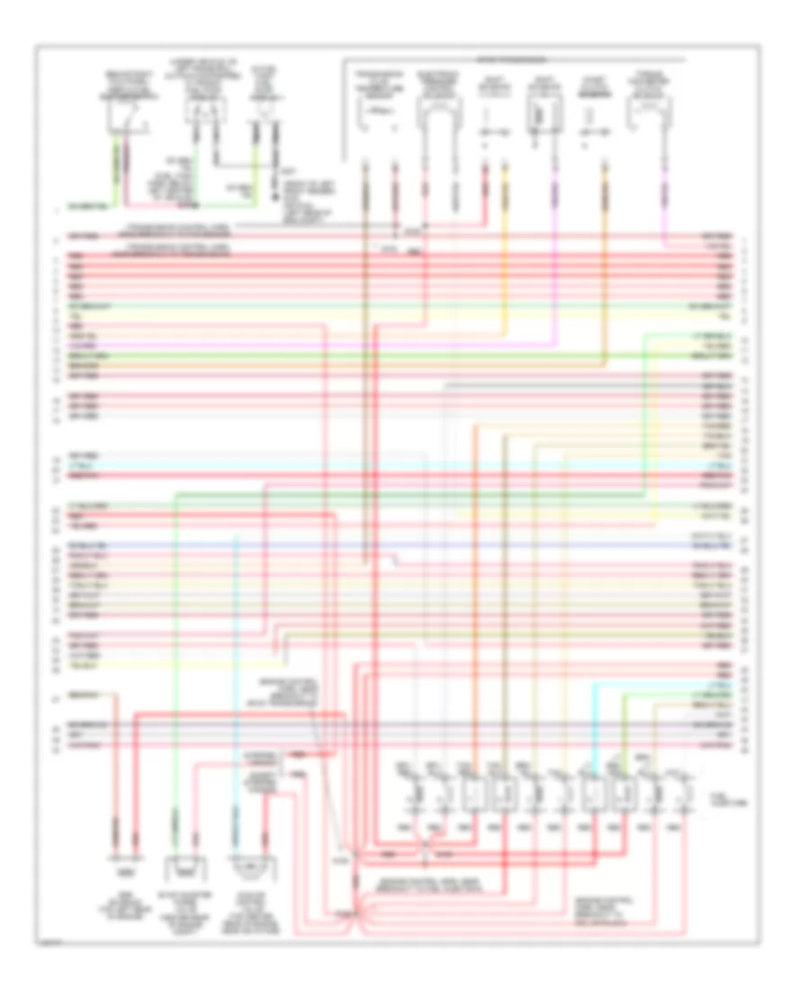 6.8L, Engine Performance Wiring Diagram (3 of 4) for Ford Cutaway E350 Super Duty 2000
