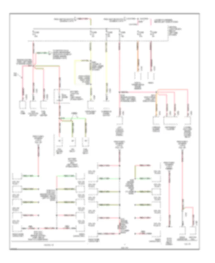Power Distribution Wiring Diagram 4 of 5 for Ford Cutaway E350 Super Duty 2000