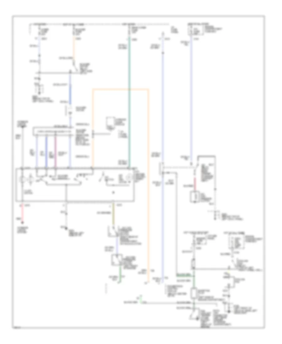 1 8L A C Wiring Diagram M T for Ford Escort 1996