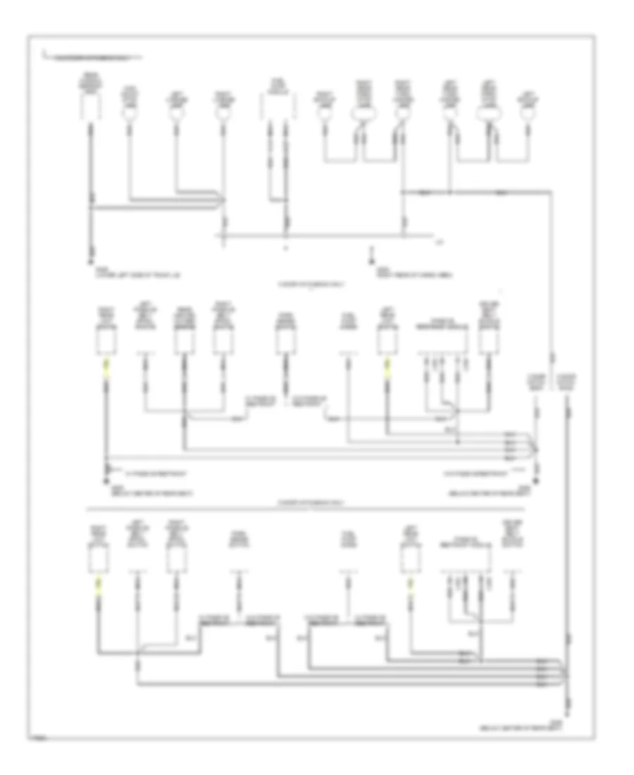 Ground Distribution Wiring Diagram 5 of 7 for Ford Escort 1996
