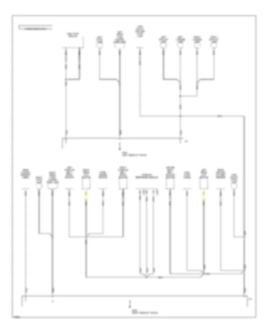 Ground Distribution Wiring Diagram (6 of 7) for Ford Escort 1996