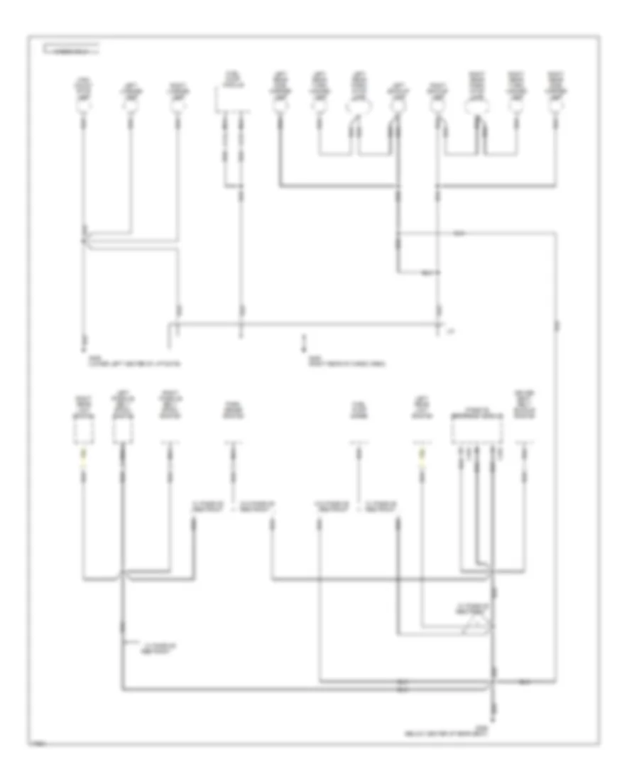 Ground Distribution Wiring Diagram (7 of 7) for Ford Escort 1996