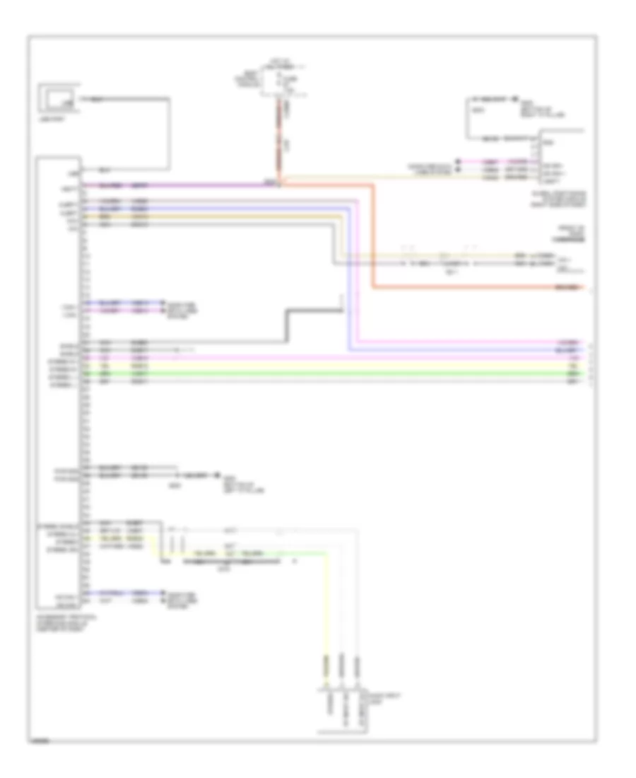 SYNC Radio Wiring Diagram, Except Electric with SYNC GEN 1 (1 of 2) for Ford Focus Electric 2013