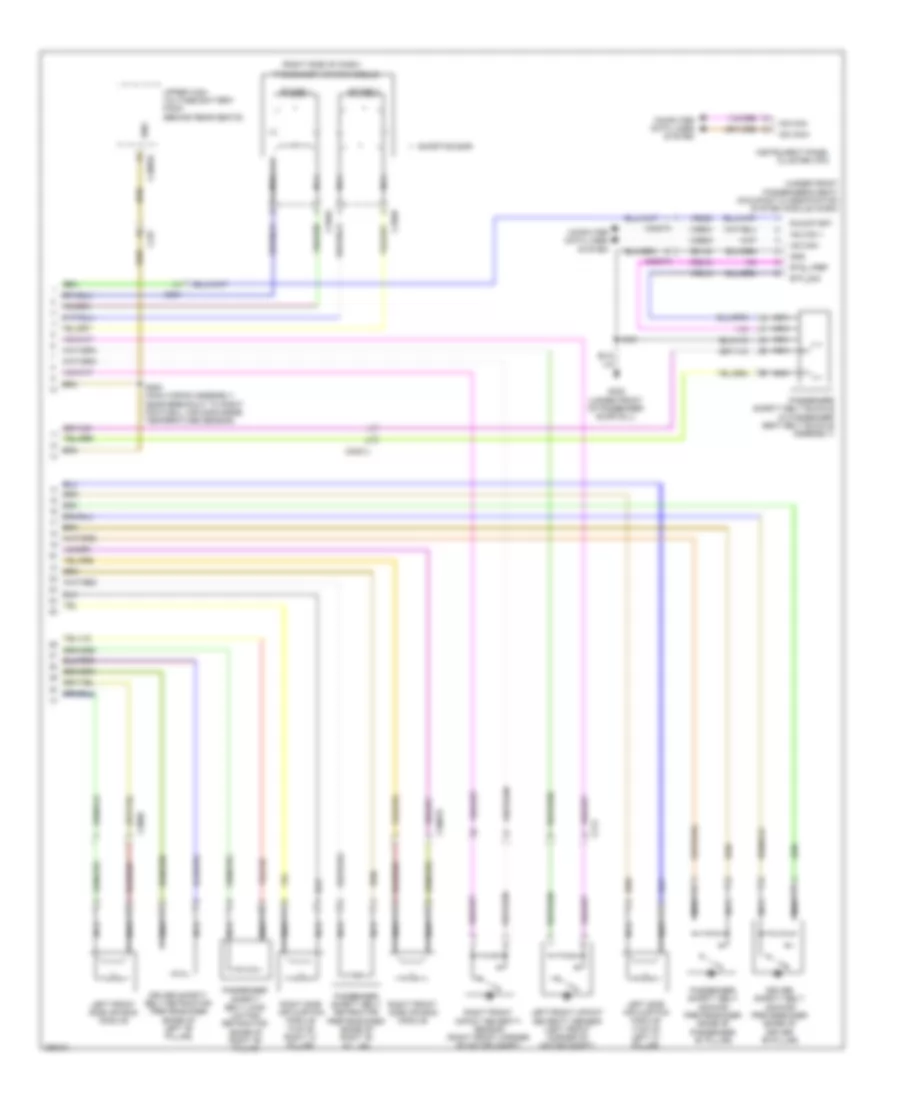 Supplemental Restraints Wiring Diagram Electric 2 of 2 for Ford Focus Electric 2013