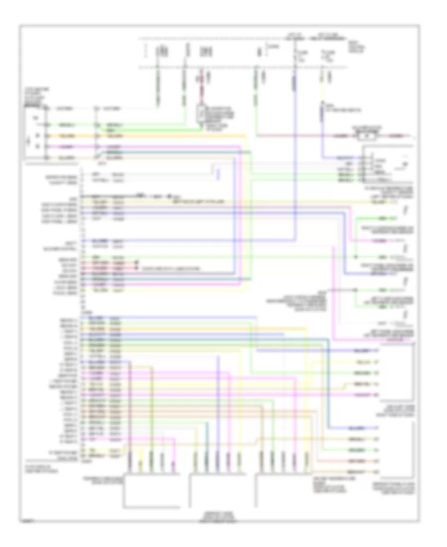Automatic A C Wiring Diagram Except Electric 1 of 2 for Ford Focus Electric 2013