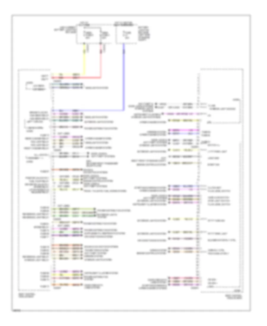 Body Control Modules Wiring Diagram Except Electric 1 of 2 for Ford Focus Electric 2013