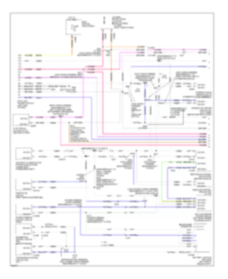 Computer Data Lines Wiring Diagram Except Electric 1 of 2 for Ford Focus Electric 2013