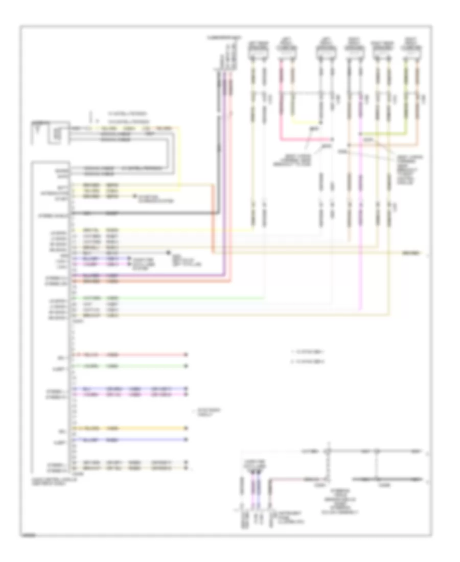 Navigation Wiring Diagram Except Electric without Sony 1 of 2 for Ford Focus Electric 2013