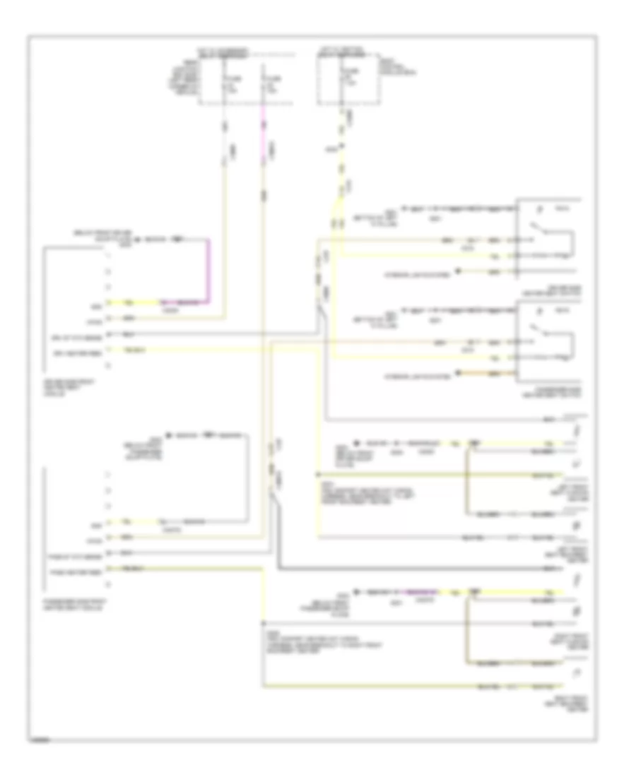 Heated Seats Wiring Diagram, Except Electric for Ford Focus Electric 2013