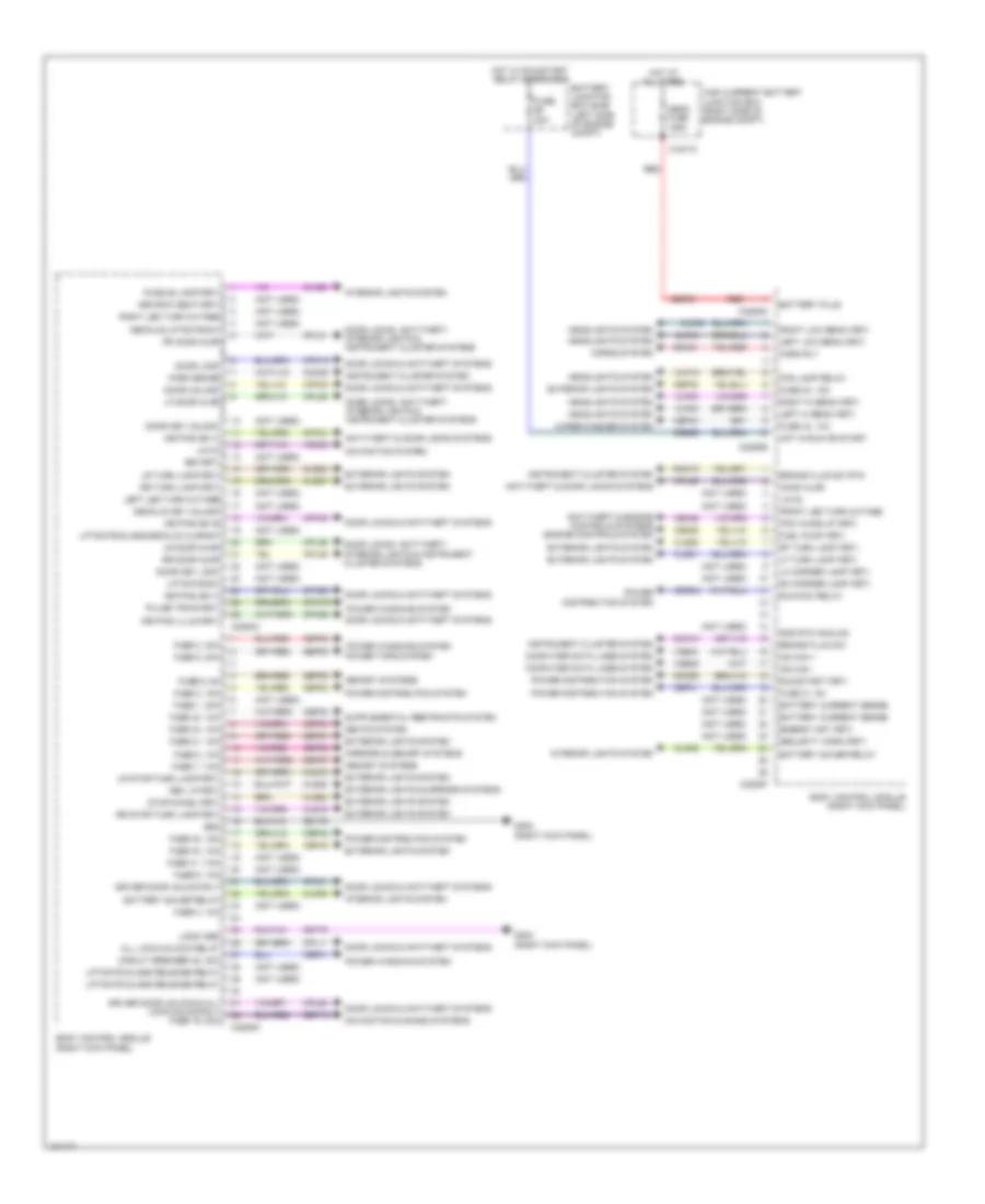 Body Control Modules Wiring Diagram 2 of 2 for Ford F 550 Super Duty XL 2014