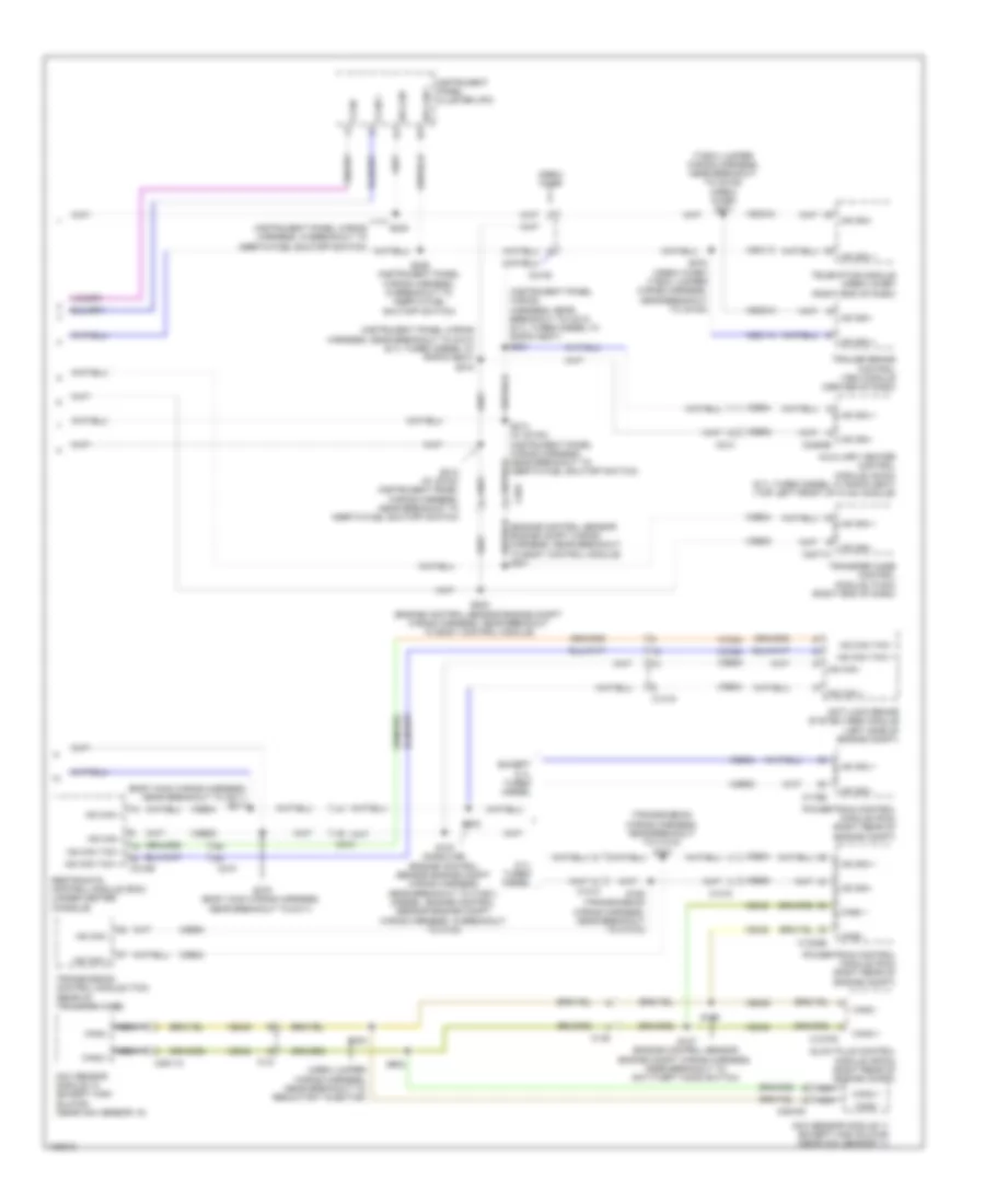 Computer Data Lines Wiring Diagram 2 of 2 for Ford F 550 Super Duty XL 2014