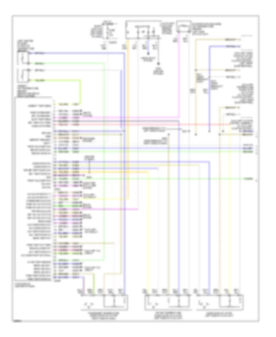 Automatic A C Wiring Diagram 1 of 2 for Ford Flex SE 2009