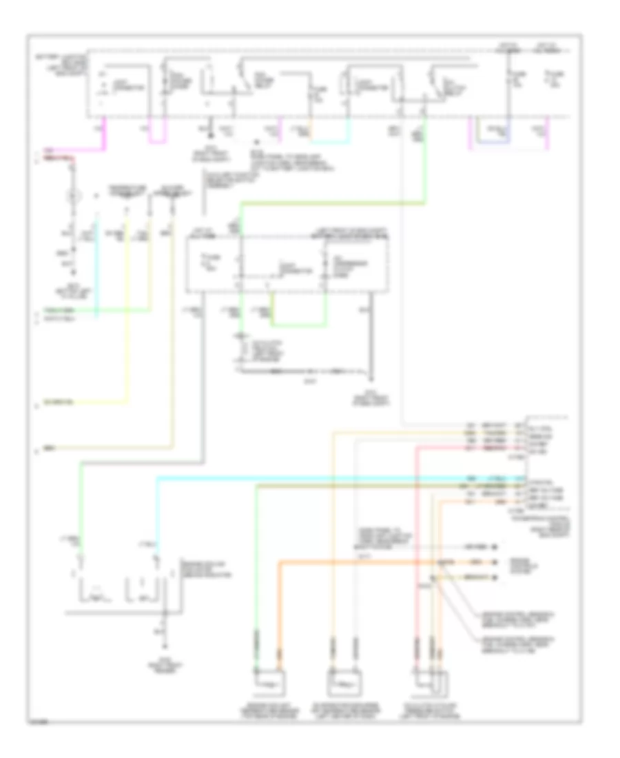 Automatic AC Wiring Diagram, with Auxiliary Climate Control (3 of 3) for Ford Freestyle Limited 2005