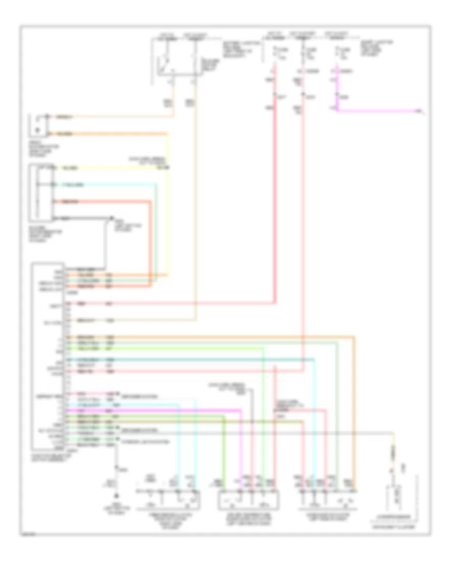 Manual AC Wiring Diagram (1 of 2) for Ford Freestyle Limited 2005