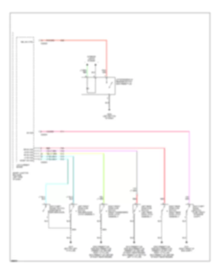 Forced Entry Wiring Diagram 2 of 2 for Ford Freestyle Limited 2005