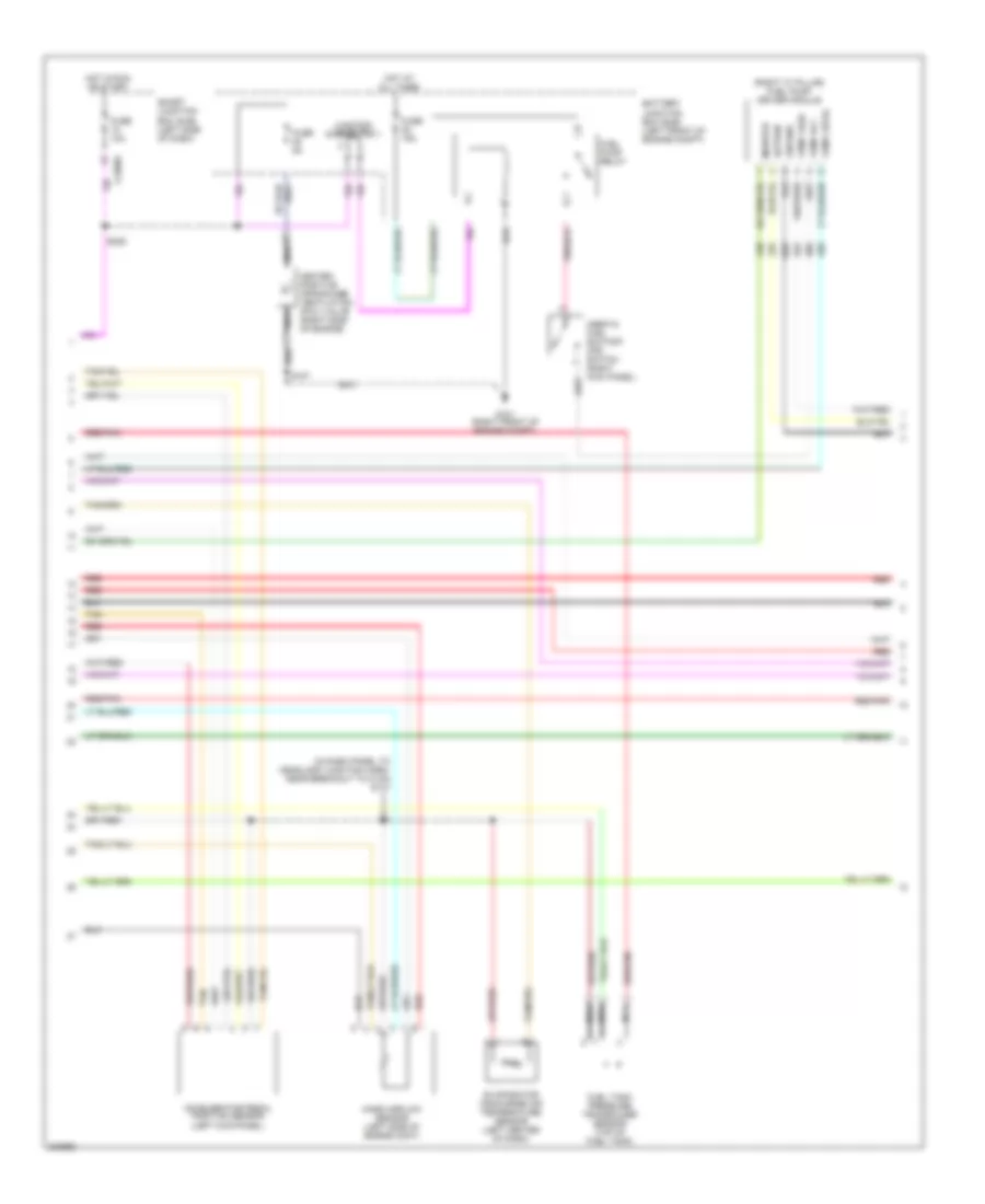 3.0L, Engine Performance Wiring Diagram (2 of 6) for Ford Freestyle Limited 2005