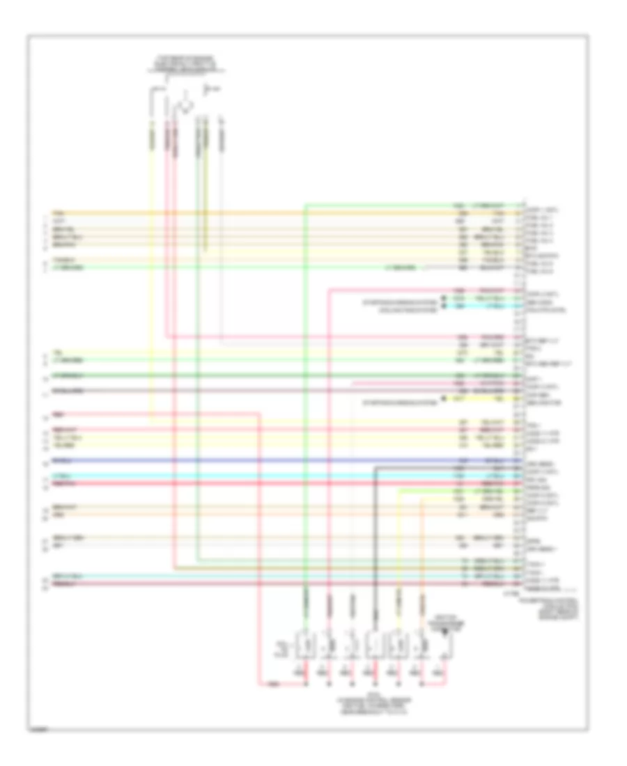 3.0L, Engine Performance Wiring Diagram (6 of 6) for Ford Freestyle Limited 2005