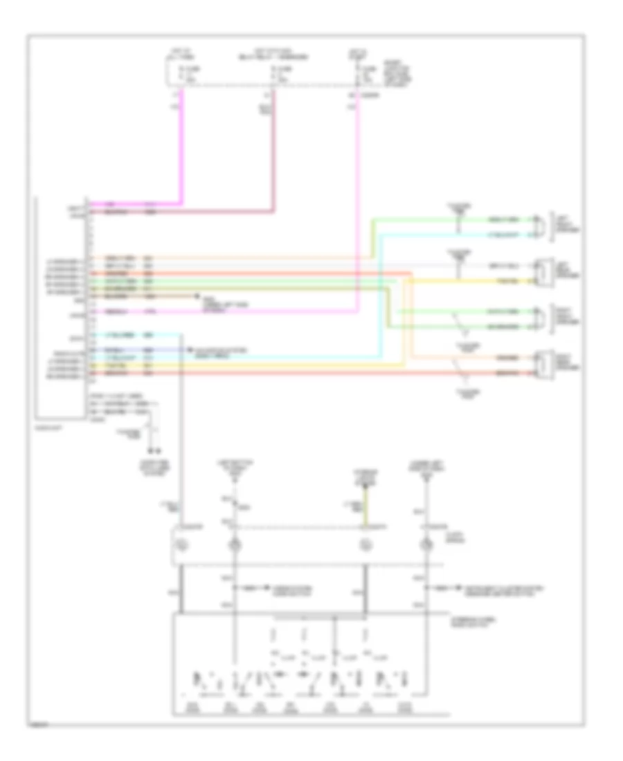 Base Radio Wiring Diagram for Ford Freestyle Limited 2005
